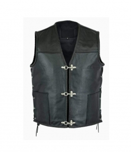 Leather Western Vest