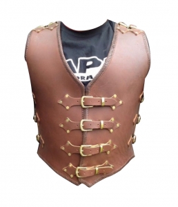 Leather Western Vest